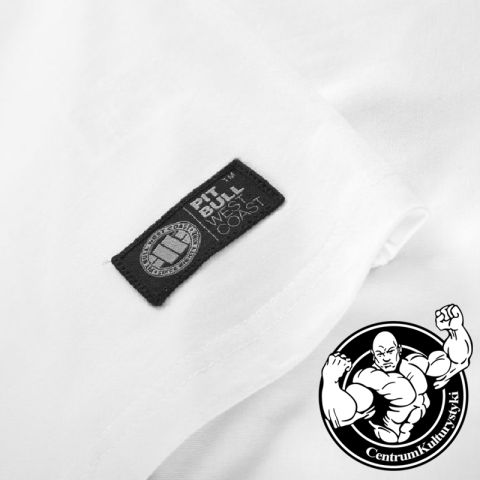 Koszulka Męska Small Logo White - Pit Bull West Coast